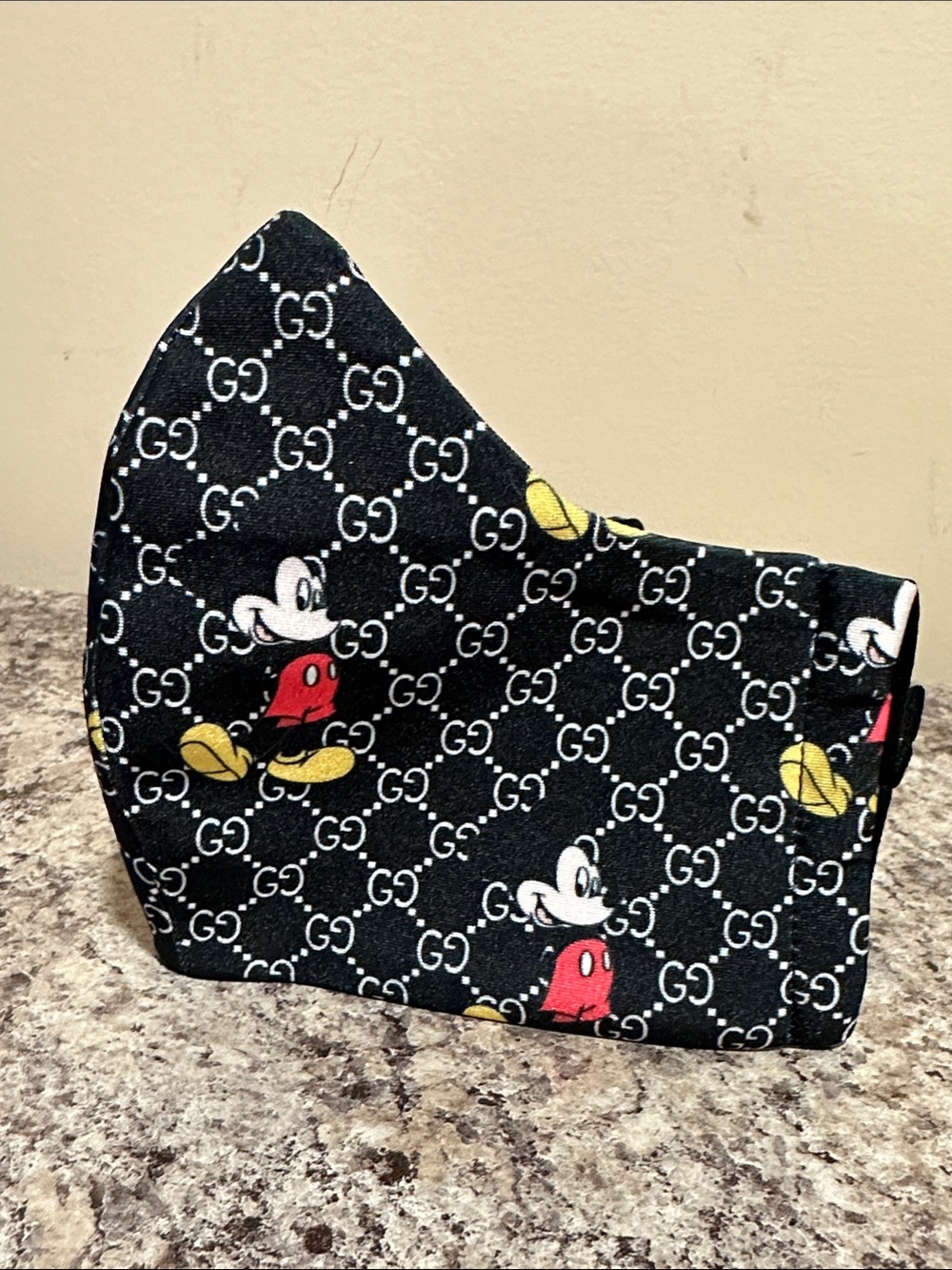 Mickey with GG Print Face Mask